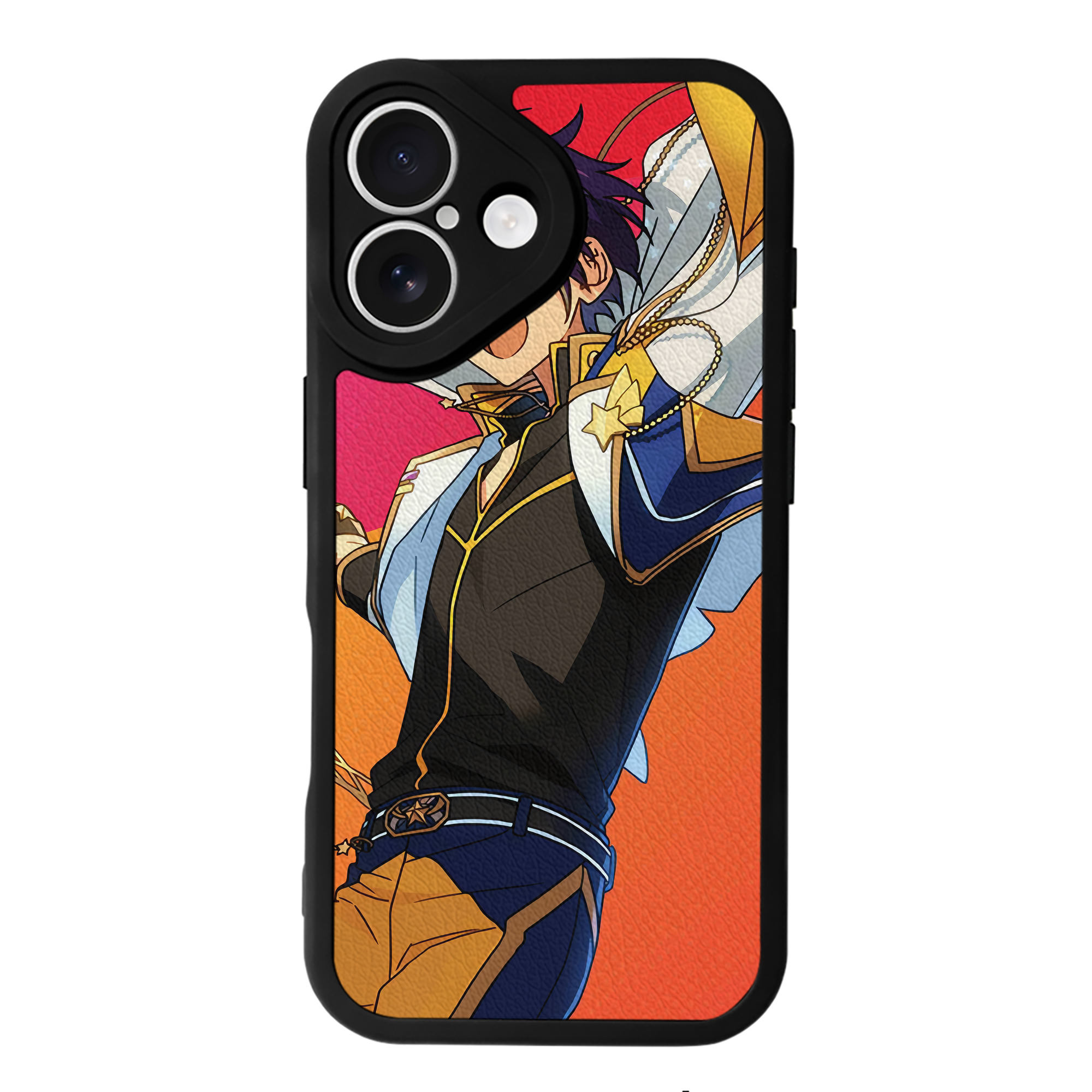 （画像用） あんさんぶるスターズ! Ensemble Stars 【iPhone 16シリーズ対応】シリコンスマホケース（レザー調） 材質：シリコン